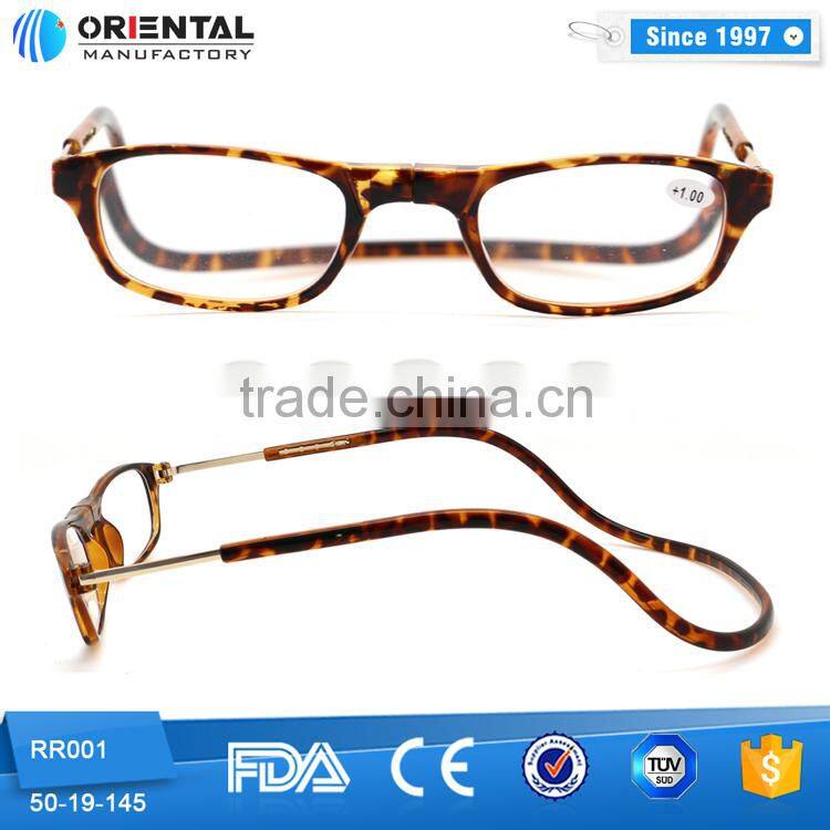 2016 High Quality Plastic Frames Magnetic Reading Glasses