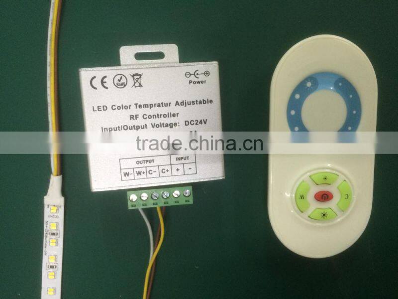 Color Temperature Adjustable Warm White and Cold White SMD 2835 Led Strip