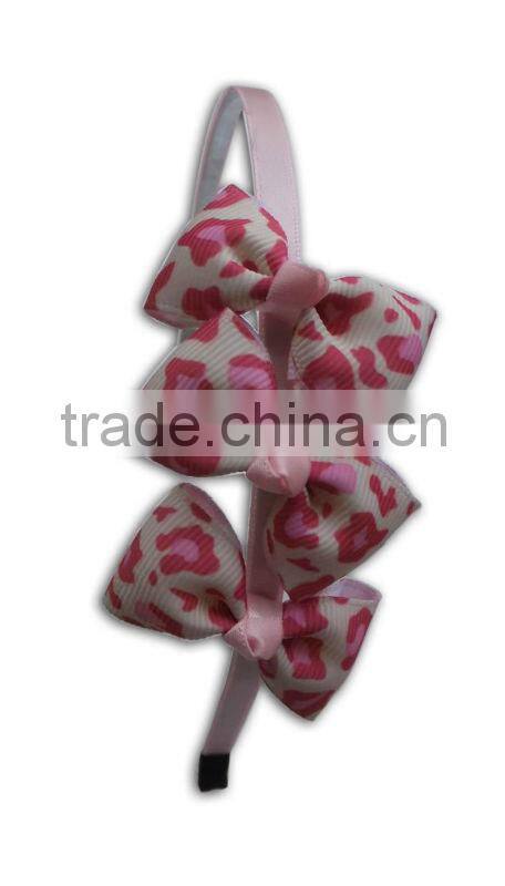 cute polka dot mutli bow hairband