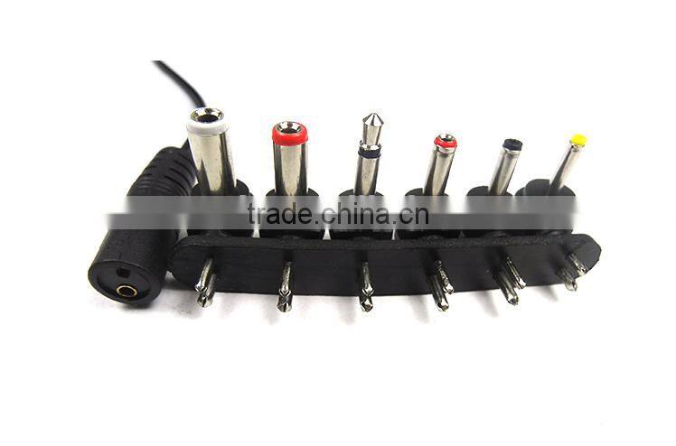 universal power adapter wall charger 30w charger adapter with 6 ac tips