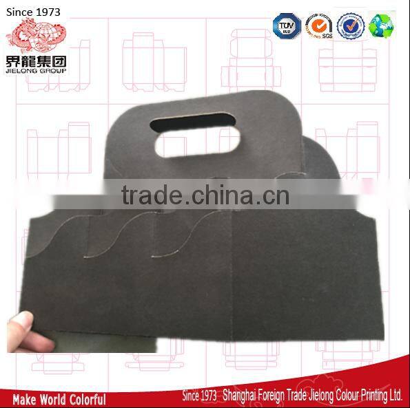 40 years' experiences to produce custom printed cardboard 6 pack bottle carriers