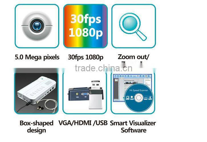 Eloam Educational Equipment 5 mega pixel camera with video output portable document camera