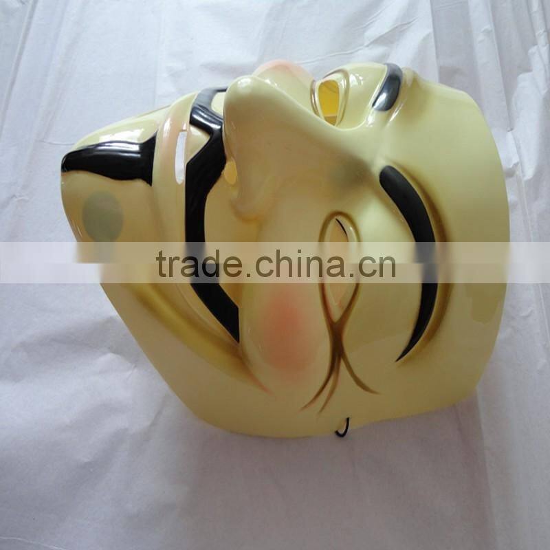 Hot movie facial mask wholesale v for vendetta mask /Luminous V for Vendetta Mask