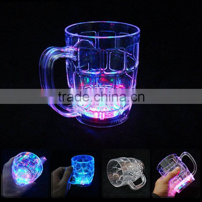 285ml Colorful Induction Beer LED Flash Cup for Party Supplies Christmas Gift
