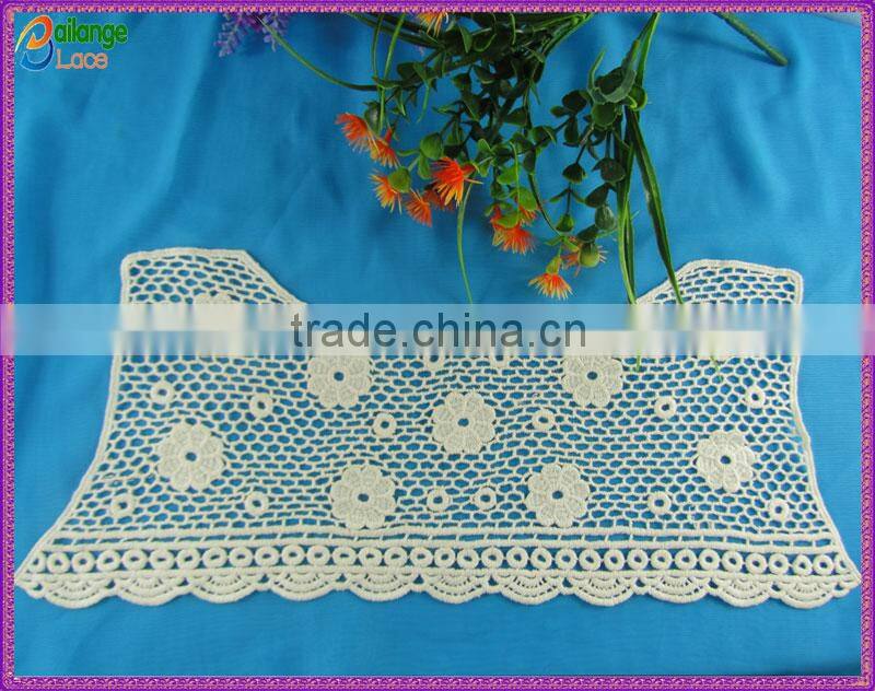 2016 Dresses guipure lace Textile Embroidered cotton lace collar trim