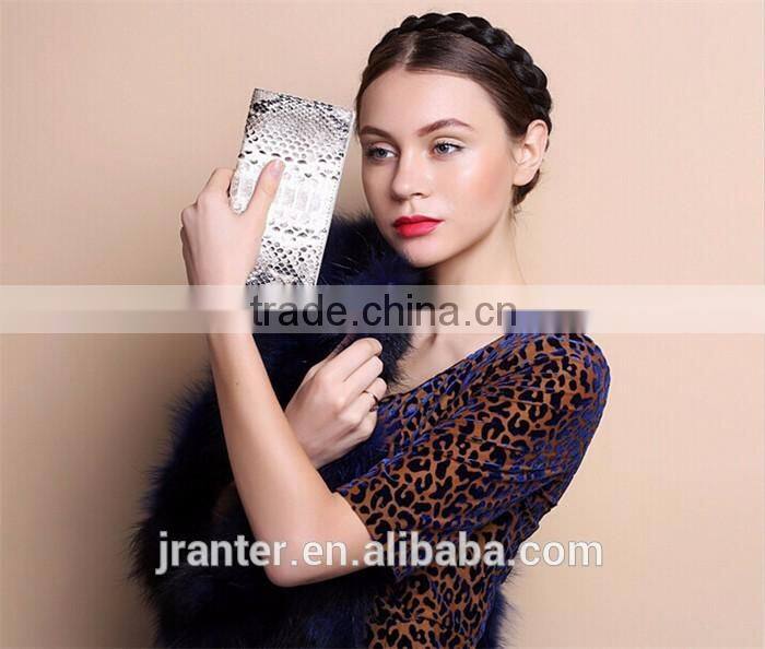 Wholesale classic real python snake skin lady clutch wallet,luxury fashion slim wallet for women