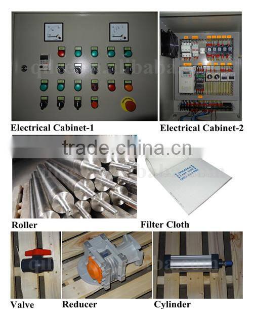 Belt type sewage treatment dewatering sludge filter press machine