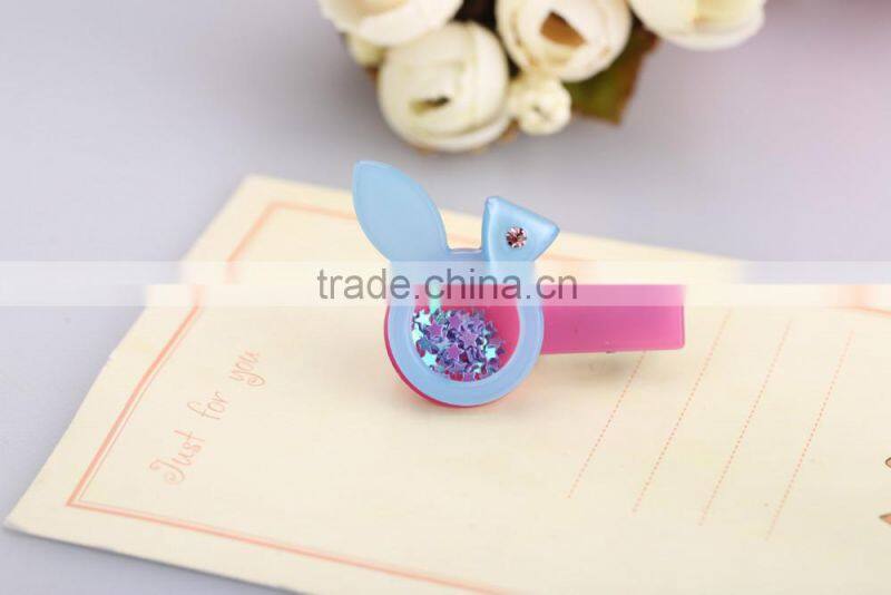 Candy color sweety rabbit hair duck clip fashion style hair Accessories