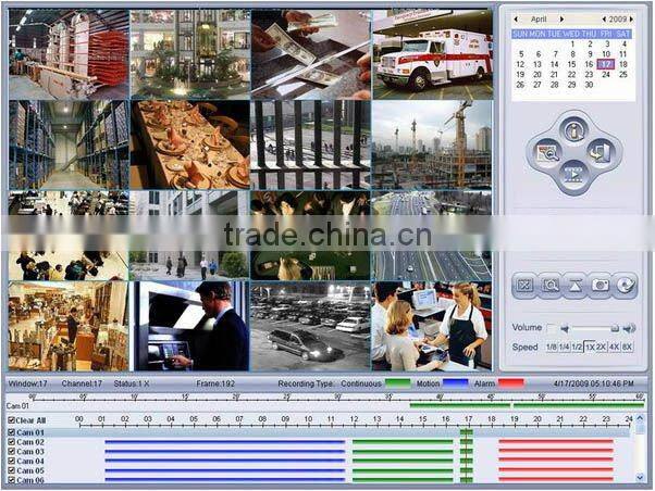 Hybrid PC DVR software for Dahua DVR card
