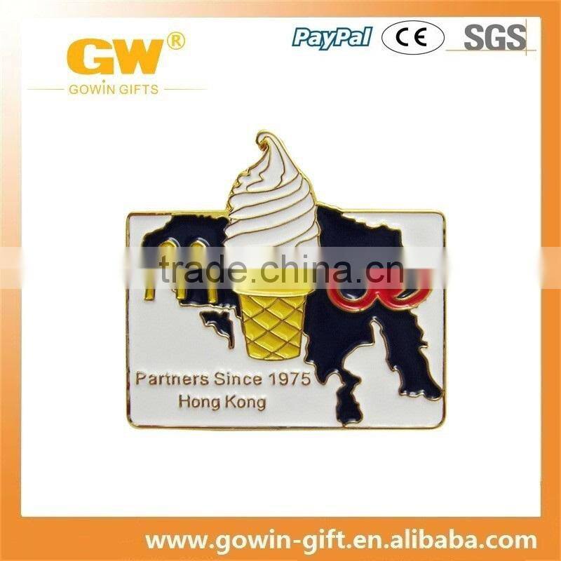 Factory direct sales OEM design metal printing badge