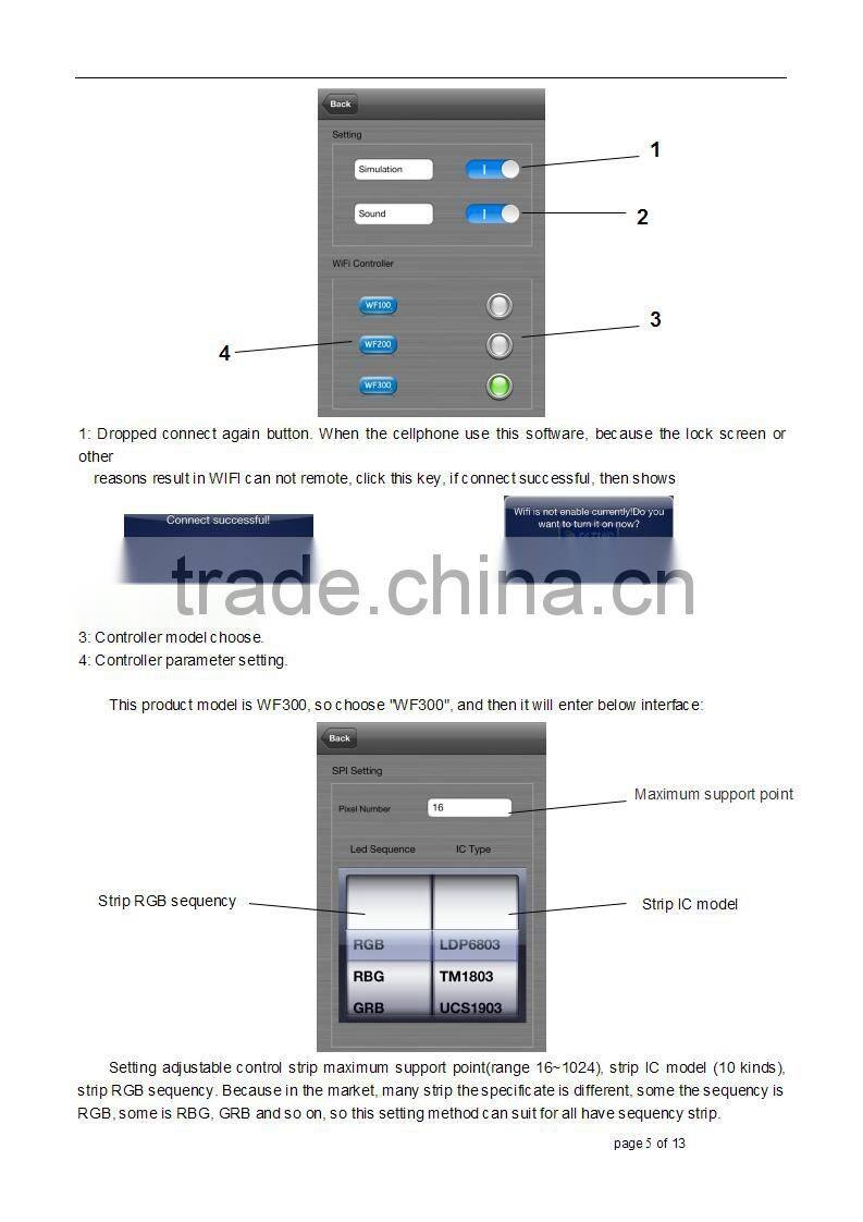 support android / ois system wifi led dali controller