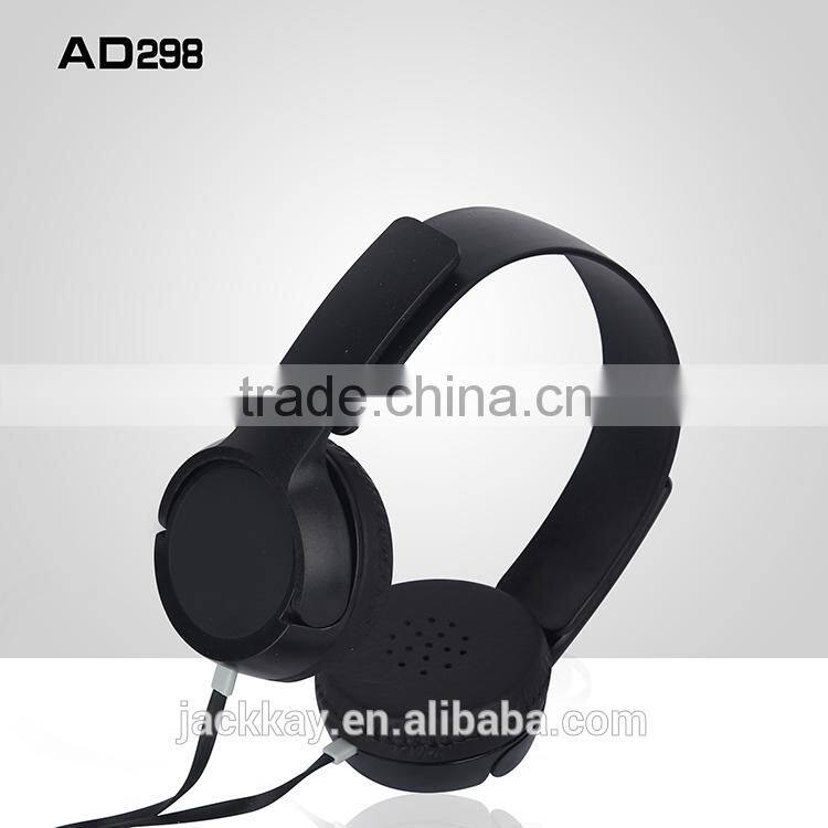 New model AD298 hot market cable wired headphone headset for PC