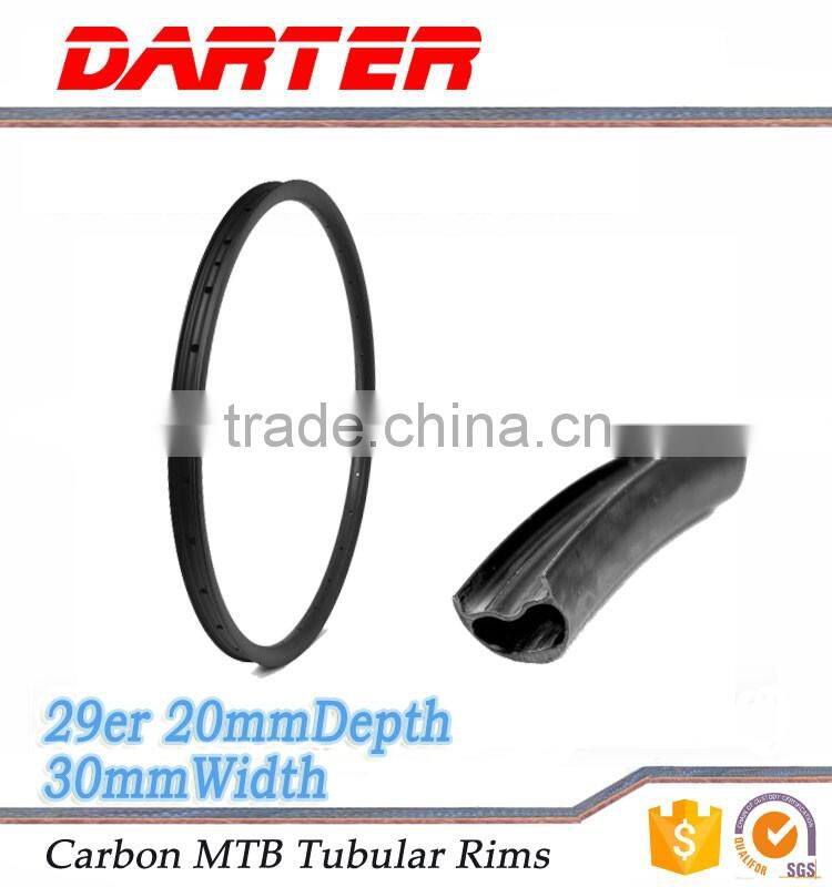 China professional bag producer carbon tubular rims 29er cross country bike rim