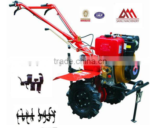 7HP Diesel petro scarifier with ridger hoe plough