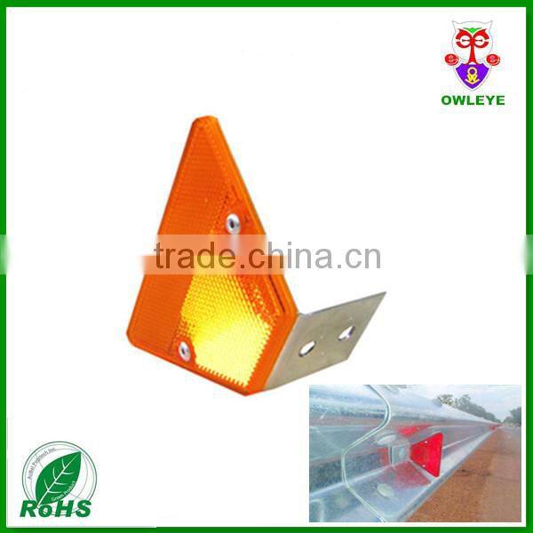 Single Sides Guardrail Refletor, trapezoidal Guardrail Delineator,highway delineator