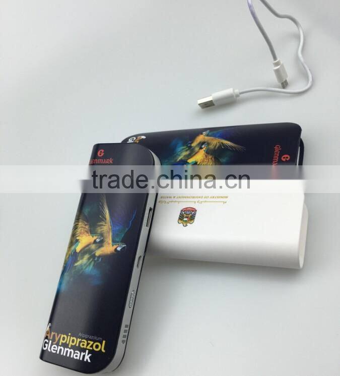 Big capacity White power bank 8000-10000mah, white phone charger 10000mah, promotional gift 10000mah power bank