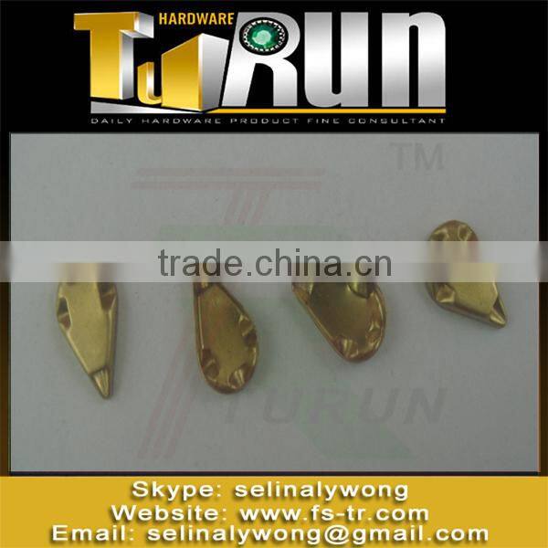 Latest design custom made metal jeans fabric covered button