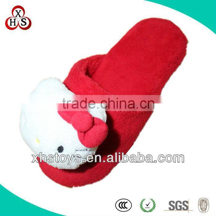 Hand Made High Quality Soft Cute plush animal duck slippers For Sale