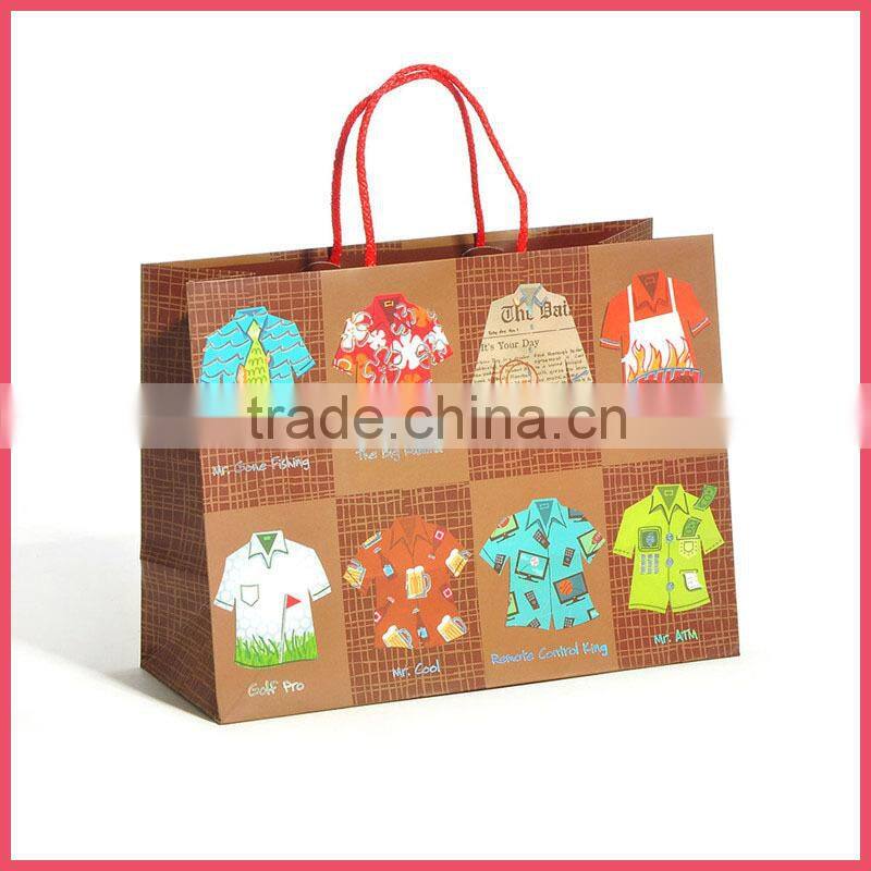 Hot sell cosmetic custom shopping bags for woman