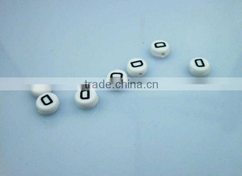 Round Letter bead DIY letter bead