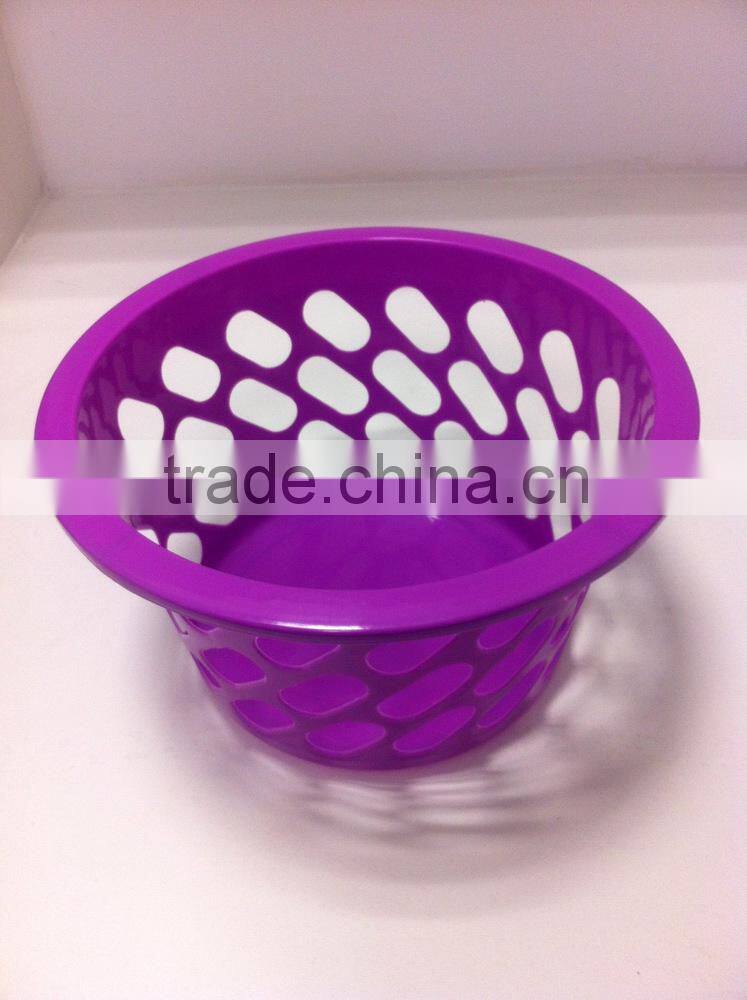 YXI04 MINI ROUND LAUNDRY BASKET,SMALL PLASTIC STORAGE BASKET