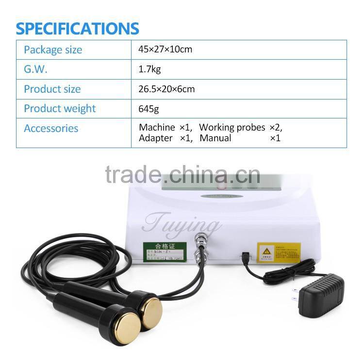 beauty equipments machine titanium ultrasonic machine for skin care