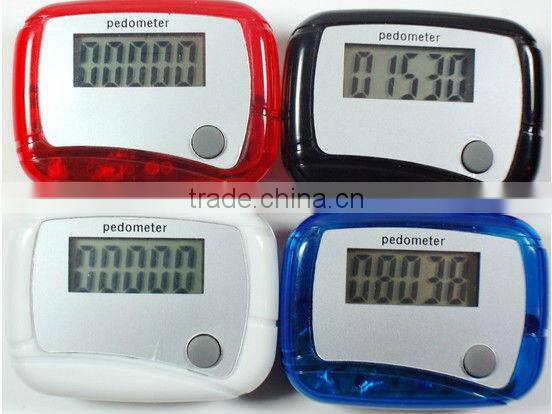 cheap promotional gift items step counter basic pedometer
