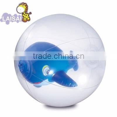 Custom logo printed inflatable beach ball for promotional gifts with factory price