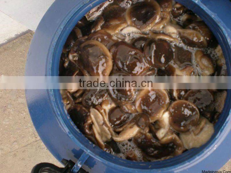 salted shiitake mushroom in brine