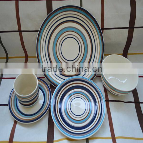 stoneware dinner set