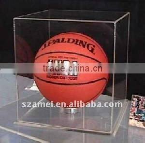 clear acrylic golfball tennis ball baseball display box ,acrylic balls display box