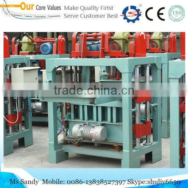 Easy operation cheap portable brick machine / brick making machine/ hollow brick machine