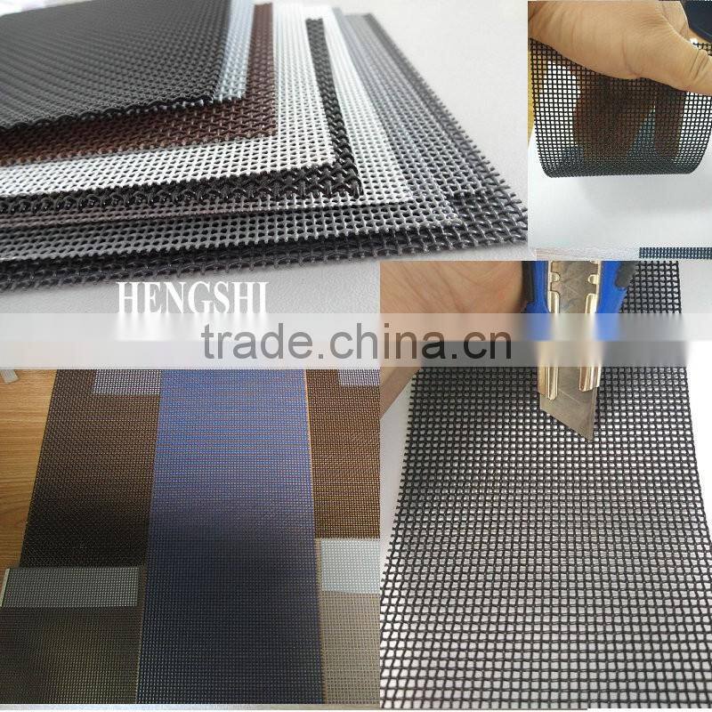 Black Coated Ss Security Screen Mesh Anti Theft Mesh