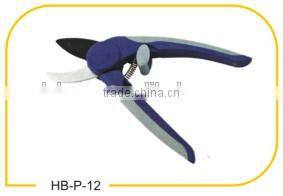 7" fiber glass handle with plastic safty lock gardening pruning shears