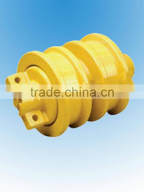 SHANTUI bulldozer double flange track roller for various machines, undercarriage parts, 12 months gurantee time