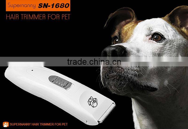 DC Motor Dog Hair Groomer For Pet With Replacement Ceramic Blade Set(SN-1680)