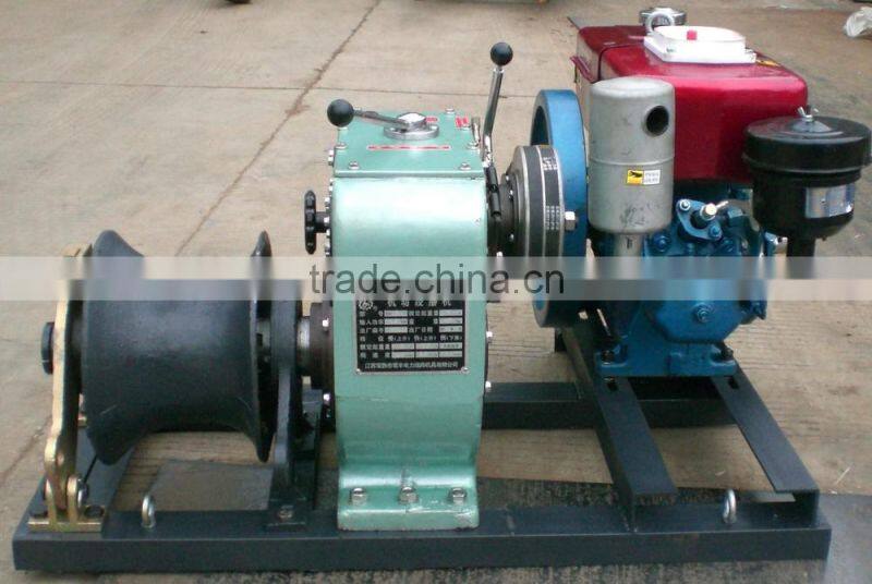 Manufacturer 5 Ton Diesel Engine Powered Hoisting Winch