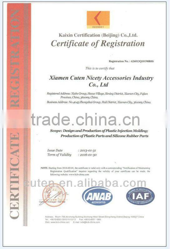 Colorful T Design Plastic Pacifier Clip