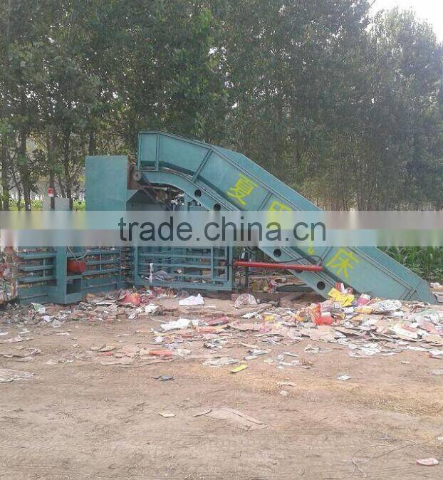 Automatic Horizontal hydraulic baler,cardboard baling press machine XS4-125T