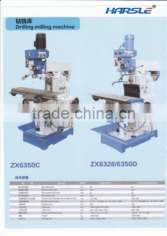 ZXSeries Vertical Drilling Milling Machine