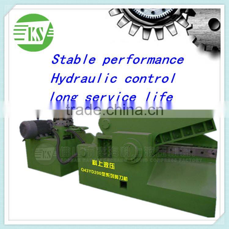 Q43YD-200 waste iron cutting machine with factory price