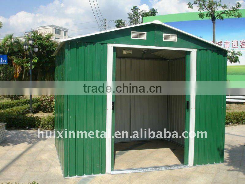 prefabricated steel shed with storage tools function(HX81122)