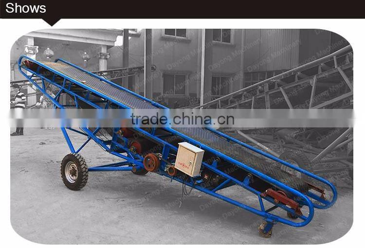 Heavy Duty Steel Belt Conveyor System For Construction