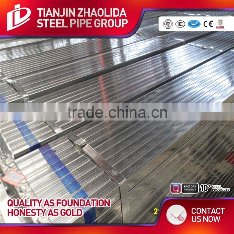 cold rolled dia 10 mm - 101 mm square tubing welded galvanized with CE certificate