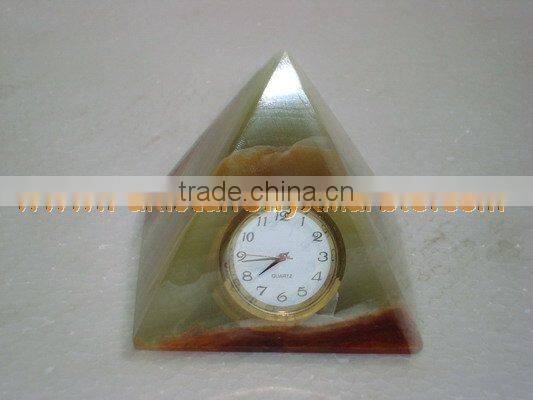 The most beautiful WholeSale 2017 New Design CLOCKS ONYX MARBLE HANDICRAFTS