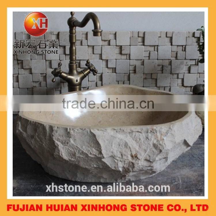 Irregular shape stone wash basin in good design
