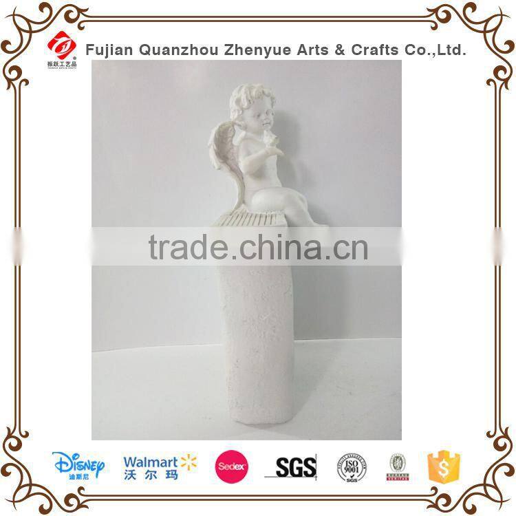 2015 custom resin life size angel statue