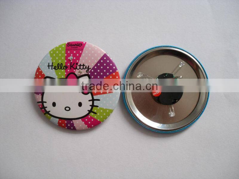 Flashing button badge