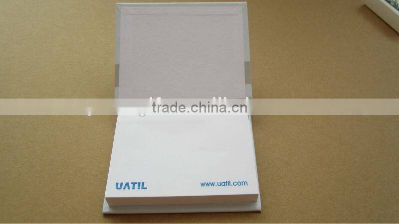 Custom logo full print 80g paper sticky Notes memo pad