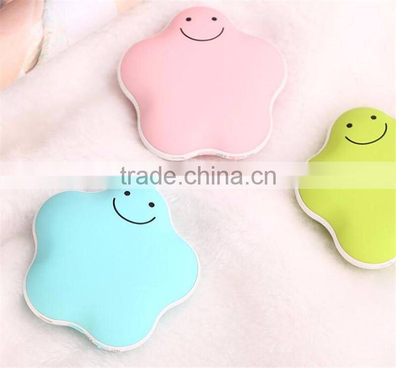 Shenzhen factory direct sales Lucky star charge hand warmer USB charging warm hand Dual purpose hand warmer